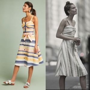 HTF NWT ANTHROPOLOGIE Baracoa Striped Skirt